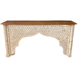 Marrakesch Orient & Mediterran Interior Zhora Konsolentisch 180 x 150 x 0 cm weiß