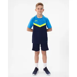 Jako T-Shirt Iconic marine/jako blau/neongelb 128