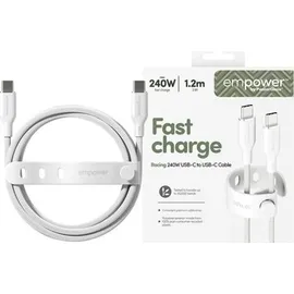 Panzer Glass USB-C auf USB-C 1,2 m Weiß
