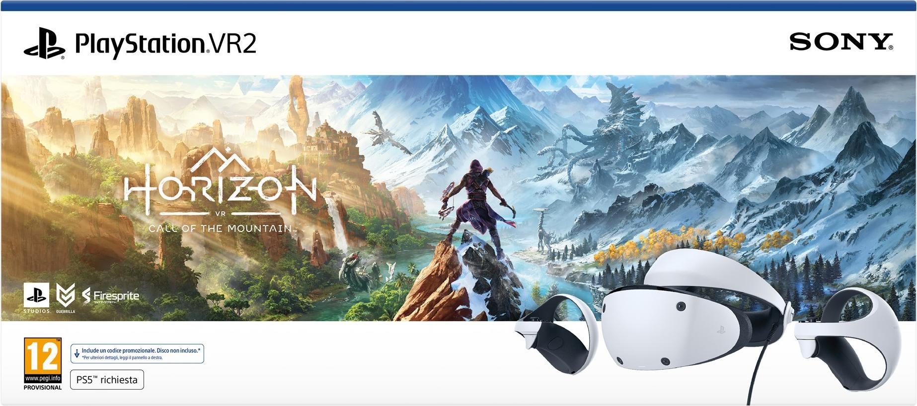 Sony PLAYSTATION VR2 BUNDLE/HOR. CALL OF THE MOUNTAIN, VR Brille