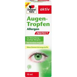 DOPPELHERZ Augen-Tropfen Allergen PROTECT 10 ml