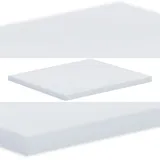 VCM my office Verbindungsplatte Lona weiß, quadratisch 80,0 x 80,0 x 2,2 cm