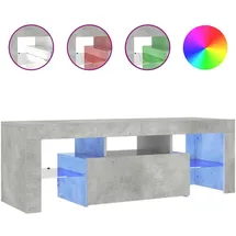 vidaXL TV-Schrank mit LED-Beleuchtung 120x35x40 cm Grau Holz