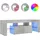 vidaXL TV-Schrank mit LED-Beleuchtung 120x35x40 cm Grau Holz
