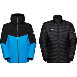 Mammut Convey 3 In 1 HS Hoodie Jacket Men glacier blue/black M