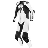 Dainese Laguna Seca 5 Perforiert Einteiler weiß schwarz, 52