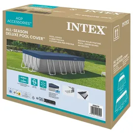 Intex Deluxe Abdeckplane Blau 400x200 cm