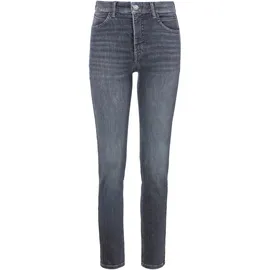 MAC Gerade Jeans MELANIE dragon-fly Dekoratibe Nietendetails auf der hinteren Tasche grau 42