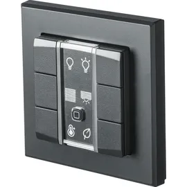 Homematic IP Wired Smart Home Wandtaster – 6-fach, anthrazit
