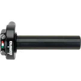 Domino Gasgriffarmatur XM2-R3 Street Racing Lenker Schwarz/Weiss