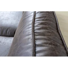 Roller Ecksofa, & grau - Webstoff - Liegefunktion - Staukasten links,
