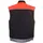 Planam Weste schwarz/orange/zink Größe L