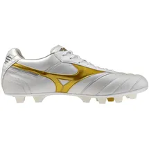 Mizuno Morelia II Elite FG Herren White/Football Gold/Galaxy Silver 41