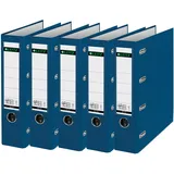 Leitz Doppelordner DIN A4 82 mm Blau 5 St.