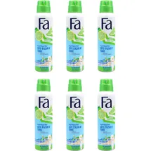Fa Côte D'Azur N'Tonic Deodorant Spray 6 x 150 ml