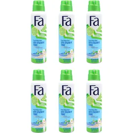 Fa Côte D'Azur N'Tonic Deodorant Spray 6 x 150 ml
