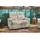 luma-home Relax Sofa 2-Sitzer Couch Federkern Liegefunktion verstellbar Bezug Cord Beige / 15505 - 2 Jahre Gewährleistung - mind. 14 Tage Rückgaberecht - Beige