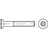 TOOLCRAFT Sicherheitsschrauben M3,5 6 mm 100 Stück