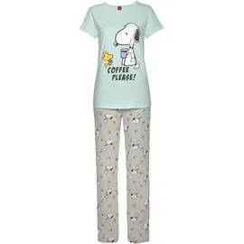 Peanuts Pyjama Grau/Mint 32/34