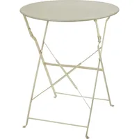 Tectake Bistrotisch-Set Frieda für 2 Personen beige