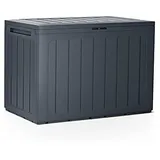 rg-vertrieb Gartenbox Auflagenbox 190L Truhe Box Gartentruhe Boarde Kissenbox Gartenkasten (Anthrazit)