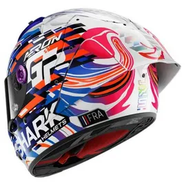 Shark Aeron-gp Zarco GP de France Integralhelm - Weiß/Lila/Blau - L