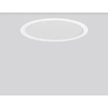 RZB Toledo Flat+LED/12-22W-830 1 rund weiß Aluminium, Kunststoff