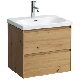 Laufen Waschtischunterschrank 2 Auszüge 58,4 x 51,5 x 44,2 cm Wildeiche