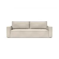 Innovation Living TM 3-Sitzer, Pocket Spring Komfort, großer Stauraum, stabile Stahlkonstruktion weiß 207 cm x 70 cm x 110 cm