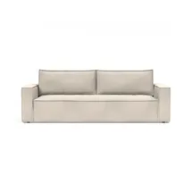 Innovation Living TM 3-Sitzer, Pocket Spring Komfort, großer Stauraum, stabile Stahlkonstruktion weiß 207 cm x 70 cm x 110 cm