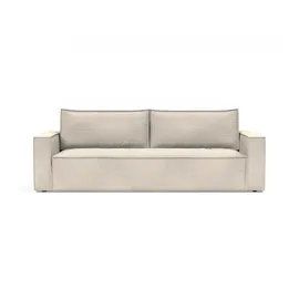 Innovation Living TM 3-Sitzer, Pocket Spring Komfort, großer Stauraum, stabile Stahlkonstruktion weiß 207 cm x 70 cm x 110 cm
