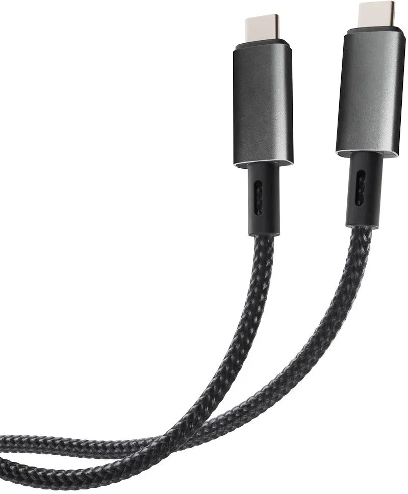 10 Gbit/s Stecker USB C auf USB C bis 100 W 1 m  64011 (Schwarz)