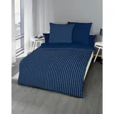 KAEPPEL Eternity Combo Mako-Satin marine 155 x 220 cm + 80 x 80 cm