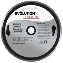 Evolution Diamantsegmentsägeblatt 210 mm