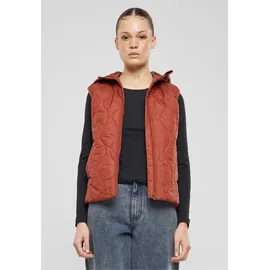URBAN CLASSICS Super Light Puffer Weste Dark Rust XS