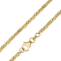 trendor 15496 Halskette Königskette Gold 585 / 14K Breite 2 mm, 50 cm