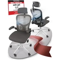 Clouvou SmartSeat Bürostuhl ergonomischer Schreibtischstuhl, Chefsessel, Gaming Stuhl, Drehstuhl