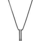 Tom Tailor Kette mit Anhänger Edelstahl Schwarz