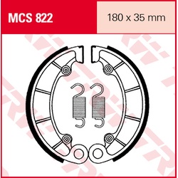 TRW Lucas Bremsbacken MCS822