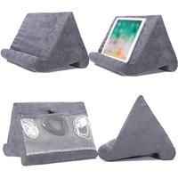 Yuehuamech Tablet Kissen Ständer, Multi- Winkel Lap- montierte Soft Stand Handy Ständer für Tablet, Buch und E- Reader, Zeitschriften, Smartphones, Universal Lazy Halter mit großen Mesh Taschen