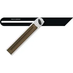 ULMIA Schmiege Alu-Line Schienen-L.330mm Alu.m.Nußbaumeinlage - 505-330