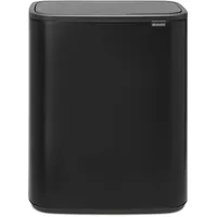 Brabantia Bo Touch Bin, 60 l Rechteckig Kunststoff Schwarz