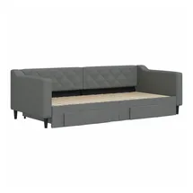vidaXL Tagesbett 90 x 200 cm Dunkelgrau