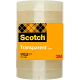 Scotch Klebeband Transparent (L x B) 66m x 19mm 8St.