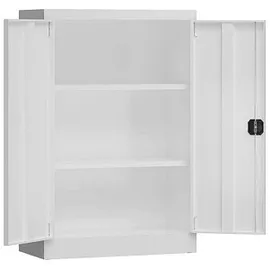 Classix Stahlschrank X-530297 signalweiß 80,0 x 38,0 x 120,0 cm, aufgebaut