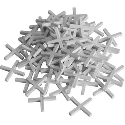 TECTOOL Fliesenkreuze, Kunststoff, 250St., 3mm