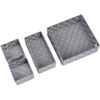 Wenko Adria Aufbewahrungskörbe-Set grau
