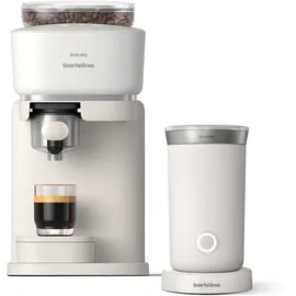 Philips Baristina Espressomaschine BAR303/00 Naturweiß inkl. Milchaufschäumer