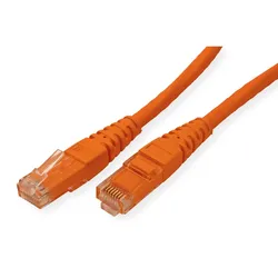 ROLINE Patchkabel Kat.6 (Class E) UTP, orange, 0,5 m