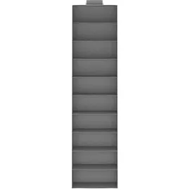 vidaXL Garderobenständer Hängeaufbewahrung 2 Stk. mit 10 Fächern Grau